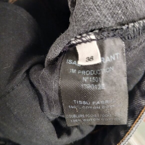 Isabel Marant Etoile Black Denim Jeans - Picture 6 of 8